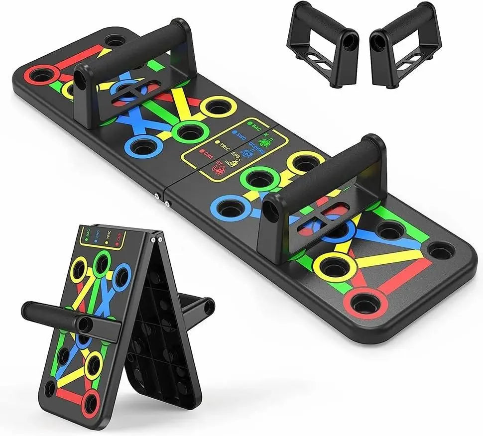Fit beast Push Up Bars Fitness Equipment 9 In 1 Pushup Board TrendTekk
