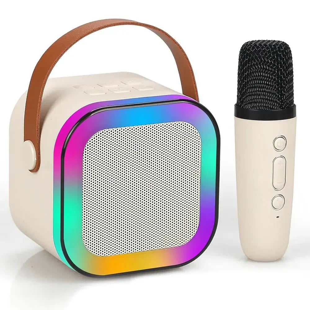 Mini Karaoke Machine for Kids Adults | Portable Bluetooth Karaoke Speaker with Mic for Kids Teens Adults, Ideal Gifts for Girls Boys Birthday Holiday Home Party TrendTekk