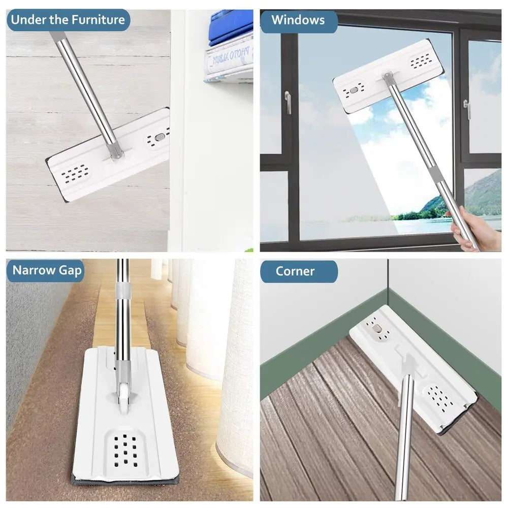 Scratch Cleaning Mop (Flat Bucket mop) TrendTekk