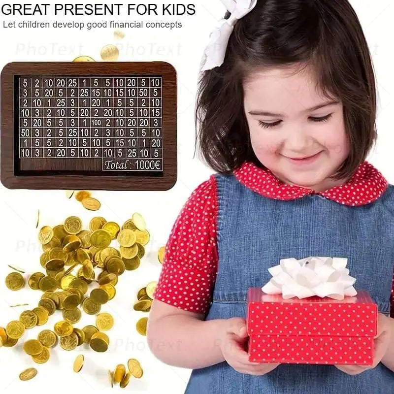 Wooden Piggy Bank TrendTekk