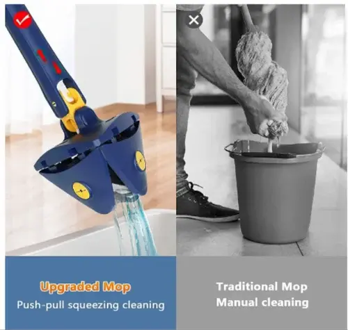 360 TRIANGLE FOLDING MOP  Multi-functional TrendTekk