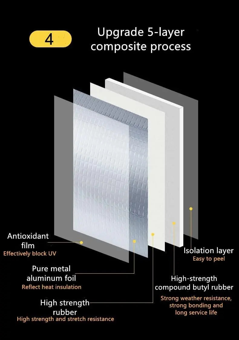 Aluminium Foil Waterproof Sealan Foil Tape khdkgx-re