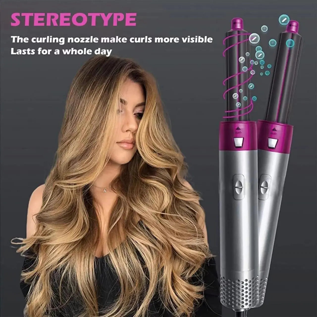 5 in 1 Multifunctional Hair Dryer Styling Tool khdkgx-re