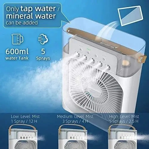 Portable Air cooler Table fan with humidifier TrendTekk