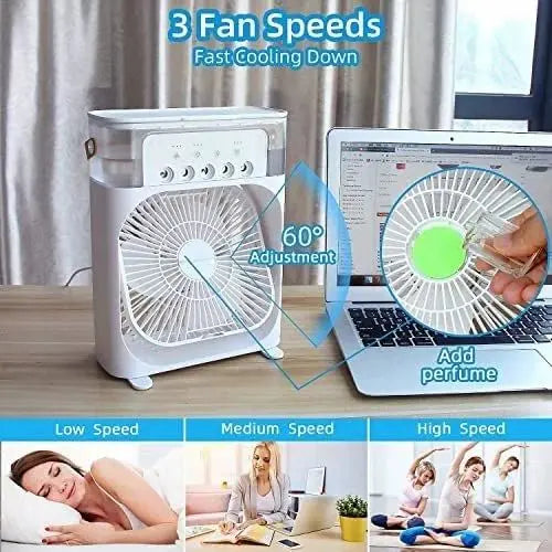 Portable Air cooler Table fan with humidifier TrendTekk