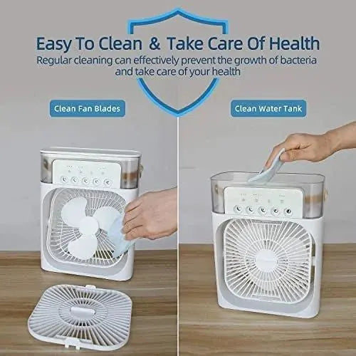 Portable Air cooler Table fan with humidifier TrendTekk
