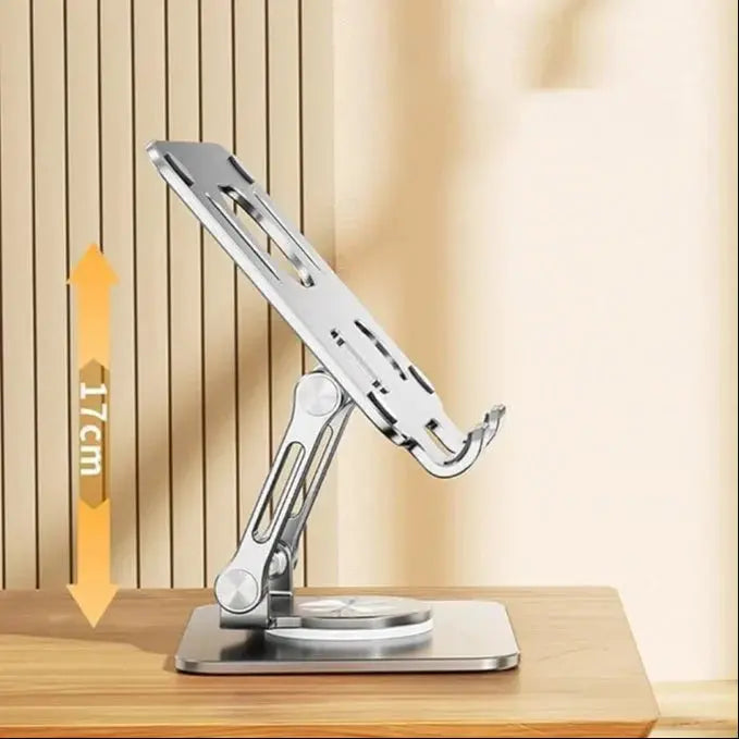 Adjustable Laptop Stand with 360° Rotating Base Tabletop Stand Foldable Portable Stand Holder Compatible for Notebook Ipad, laptop TrendTekk