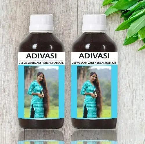 Adivasi Jeeva Sanjivani Herbal Hair Oil 125 ML (Pack of 2) - ekartz99