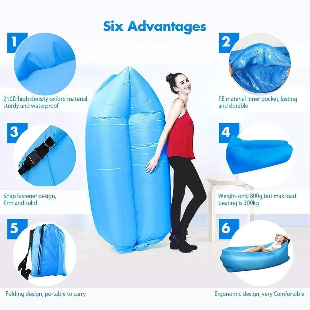 Air Sofa Bed 5 in 1 Inflatable Couch with Electric Pump khdkgx-re