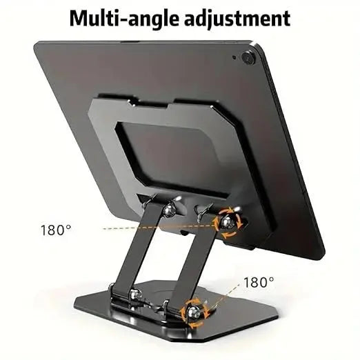 Adjustable Laptop Stand with 360° Rotating Base Tabletop Stand Foldable Portable Stand Holder Compatible for Notebook Ipad, laptop TrendTekk