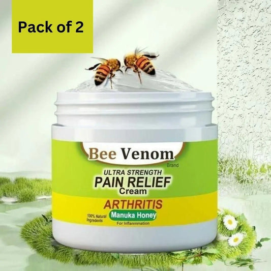Bee Venom Ultra Strength Pain Relief Cream (Pack of 2) khdkgx-re