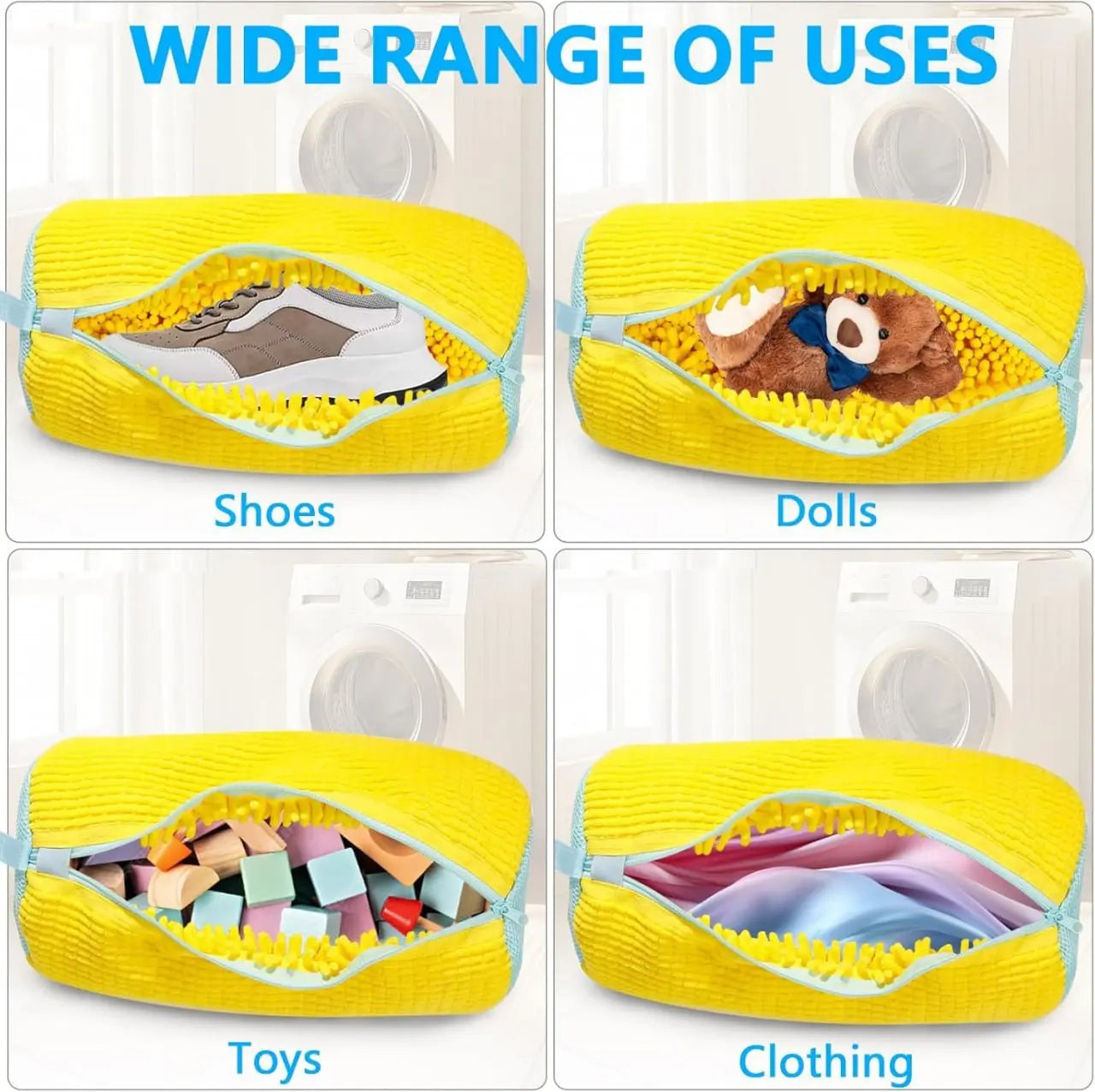 Shoe Laundry Bags for Sneakers, Reusable Shoe Cleaning Bag for All Shoe Sizes(Laundry shoe bag) TrendTekk