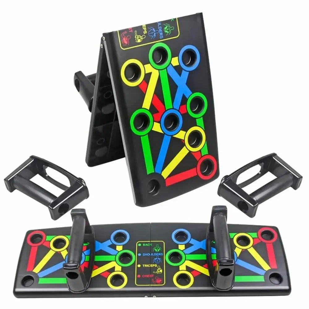 Fit beast Push Up Bars Fitness Equipment 9 In 1 Pushup Board TrendTekk