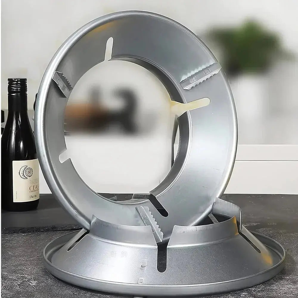 Gas Saver Burner Stand Gas Chula Burner Gas Saver Stand Jali Ring TrendTek Fire & Windproof Energy Saving, Gas Chula Support Stand 4 Legs Supported for Indian Gas TrendTekk