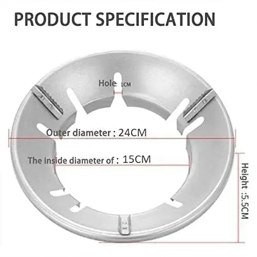 Gas Saver Burner Stand Gas Chula Burner Gas Saver Stand Jali Ring TrendTek Fire & Windproof Energy Saving, Gas Chula Support Stand 4 Legs Supported for Indian Gas TrendTekk