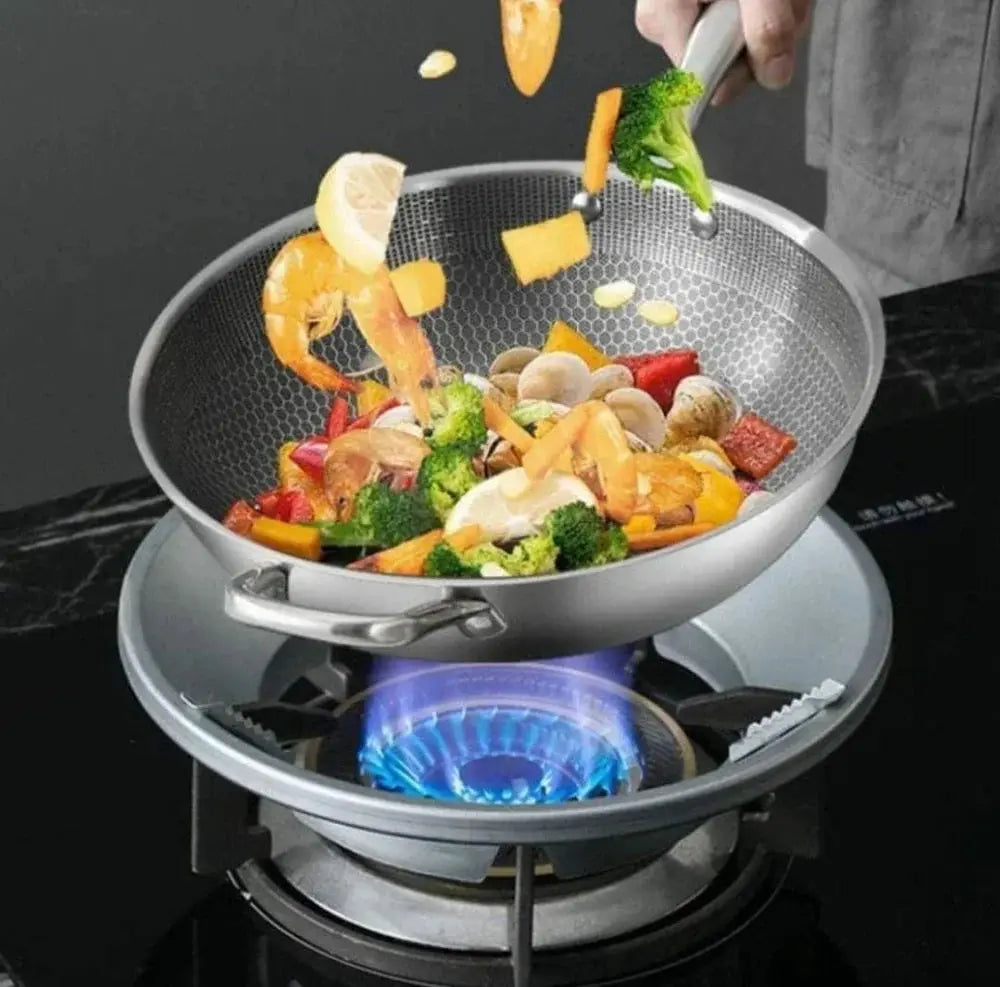 Gas Saver Burner Stand Gas Chula Burner Gas Saver Stand Jali Ring TrendTek Fire & Windproof Energy Saving, Gas Chula Support Stand 4 Legs Supported for Indian Gas TrendTekk