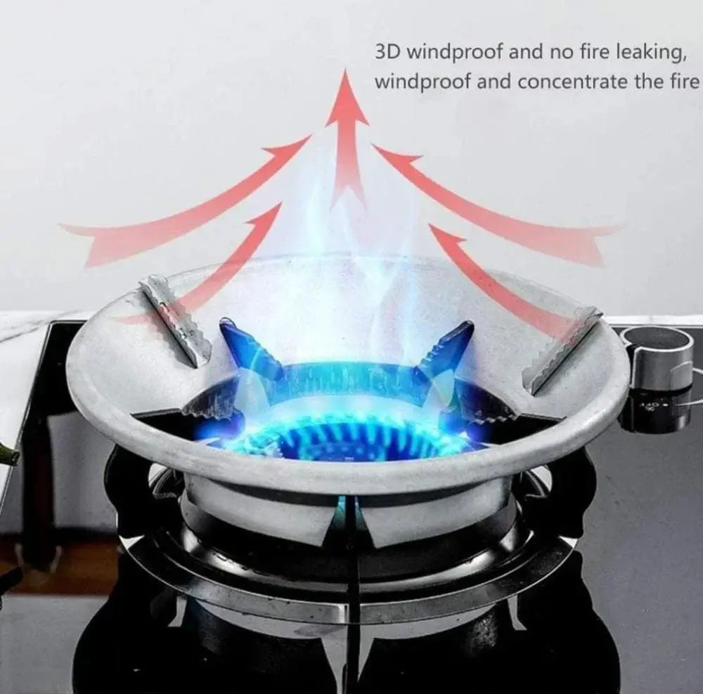 Gas Saver Burner Stand Gas Chula Burner Gas Saver Stand Jali Ring TrendTek Fire & Windproof Energy Saving, Gas Chula Support Stand 4 Legs Supported for Indian Gas TrendTekk