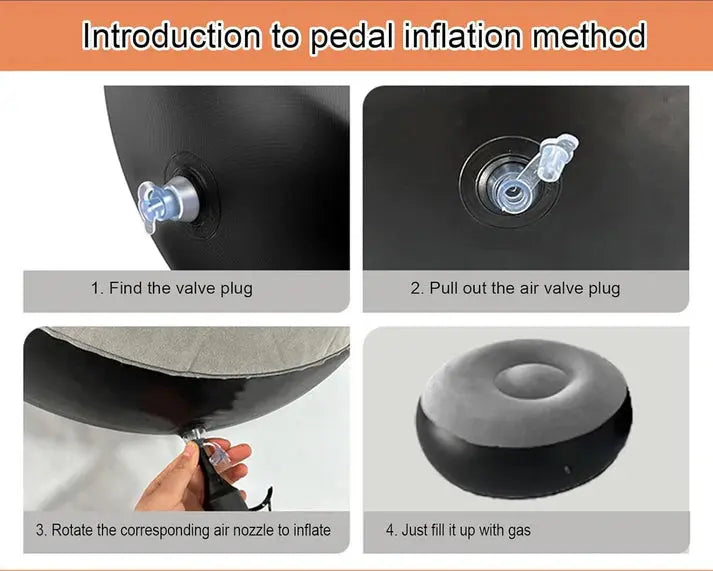 INFLATBLE AIR SOFA WITH FOOTREST + AIR PUMP ekartz99