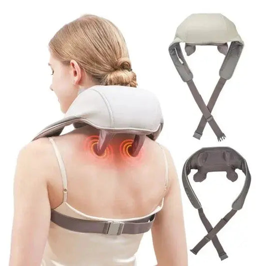 Neck and Back Massager, Neck Massager with Heating, Body Massager for Body Aches and Pains Relief, Electric Wearable 5D Cervical Neck Massage Machine for Deep Tissue Neck, Back, Shoulders, Waist and Legs TrendTekk