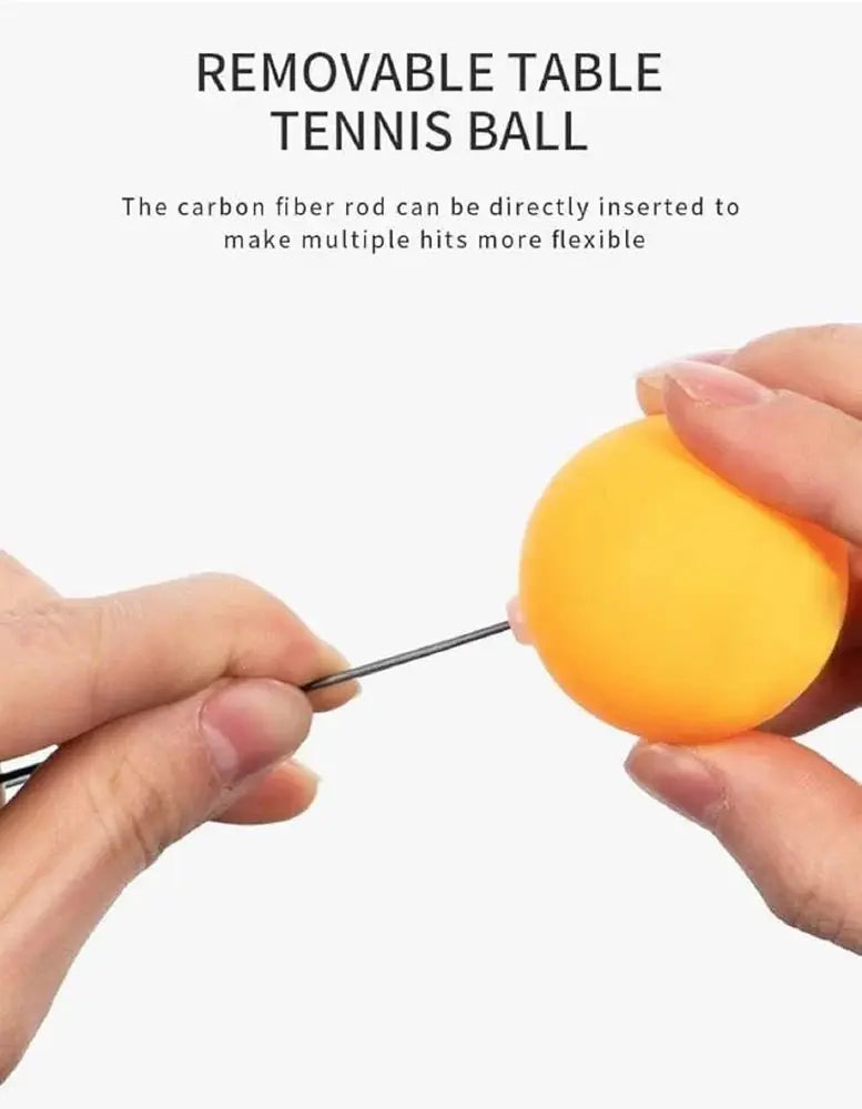 Toy Imagine Deluxe Ping Pong Training Set Improve Your Table Tennis Skills at Home with Two Professional Grade peddles, 4 Ball, 1 Flexible Rod & Ping Pong Training Metal Base TrendTekk