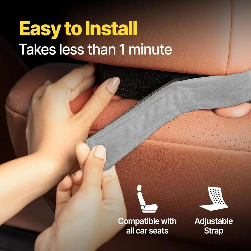 Foam Premium Car Neck Rest Pillow: Comfortable Pillows - Enhance Your Driving Experience With Our Pillow For Seats Perfect Support Long Journeys, Medium, Black TrendTekk